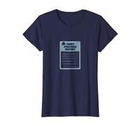Hurt Feelings Report: Humorous Emotional Support Form T-Shirt, Women, Navy, S