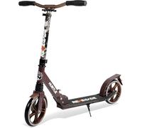 Hurtle Kick Scooter 2 Wheel Scooter for Kids Ages 8+ Teens and Adults - Folding Scooter with Adjustable T Bar Handlebar 8 Inch Big Wheels Alloy Non Slip Deck Carry