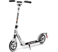 Hurtle Scooter for Kids Ages 8+, Adult Scooter Foldable w/ 200mm Big Wheels, 2 Wheel Stunt Scooters for Teenagers, Lightweight Kick Scooter, Adjustable Handlebar, Alloy Anti Slip Deck w/Carrying Strap