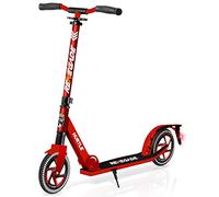 Hurtle Scooter - Scooter for Teenager - Kick Scooter - 2 Wheel Scooter with Adjustable T-Bar Handlebar - Folding Adult Kick Scooter with Alloy Anti-Slip Deck - Scooter with 8” Smooth Gliding Wheels by
