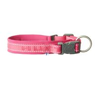 Hurtta Casual Dog Collar Ruby Pink - Comfortable, Weatherproof & Reflective