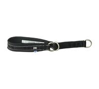 Hurtta Casual Pull-Stop Collar For Dogs, Black, 3M Reflective