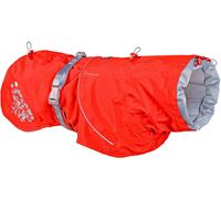 Hurtta Monsoon Coat ECO, Dog Raincoat, Rosehip, 18 in