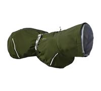 Hurtta Mudventure Waterproof Rain Coat Dark Green Lightweight Dog Jacket