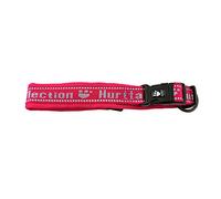 Hurtta Padded Dog Collar, Cherry, 8-12 in