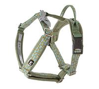 Hurtta Razzle-Dazzle Y-Harness, Hedge, 32-40 in