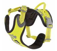 Hurtta Weekend Warrior Harness Neon Yellow for Active Dog, Robust & Weatherproof