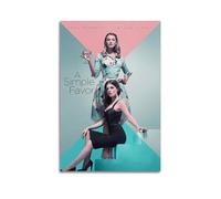 HURYEORHYH A Simple Favor Movie 2 Posters Printing Wall Art Vintage Poster Decorative Painting Aesthetic Canvas Decor for Living Room Bed Room 12x18inch(30x45cm) Unframe-style