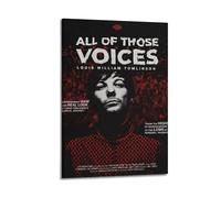 HURYEORHYH All of Those Voices Movie 1 Posters Printing Wall Art Vintage Poster Decorative Painting Aesthetic Canvas Decor for Living Room Bed Room 12x18inch(30x45cm) Frame-style