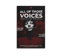 HURYEORHYH All of Those Voices Movie 1 Posters Printing Wall Art Vintage Poster Decorative Painting Aesthetic Canvas Decor for Living Room Bed Room 12x18inch(30x45cm) Unframe-style