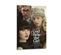 HURYEORHYH God Help The Girl Movie 1 Posters Printing Wall Art Vintage Poster Decorative Painting Aesthetic Canvas Decor for Living Room Bed Room 20x30inch(50x75cm) Frame-style