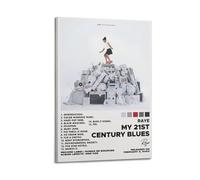 HURYEORHYH My 21st Century Blues by Raye Album Posters Printing Wall Art Vintage Poster Decorative Painting Aesthetic Canvas Decor for Living Room Bed Room 08x12inch(20x30cm) Frame-style
