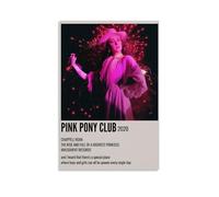 HURYEORHYH Pink Pony Club Chappell Roan Posters Printing Wall Art Vintage Poster Decorative Painting Aesthetic Canvas Decor for Living Room Bed Room 08x12inch(20x30cm) Unframe-style