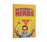 HURYEORHYH Revenge of The Nerds Posters Printing Wall Art Vintage Poster Decorative Painting Aesthetic Canvas Decor for Living Room Bed Room 12x18inch(30x45cm) Frame-style