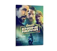 HURYEORHYH Small Engine Repair Movie 2 Posters Printing Wall Art Vintage Poster Decorative Painting Aesthetic Canvas Decor for Living Room Bed Room 20x30inch(50x75cm) Frame-style