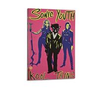 HURYEORHYH Sonic Youth Posters Printing Wall Art Vintage Poster Decorative Painting Aesthetic Canvas Decor for Living Room Bed Room 24x36inch(60x90cm) Frame-style