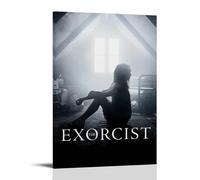 HURYEORHYH The Exorcist Posters Printing Wall Art Vintage Poster Decorative Painting Aesthetic Canvas Decor for Living Room Bed Room 24x36inch(60x90cm) Frame-style