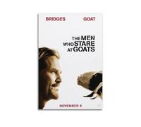 HURYEORHYH The Men Who Stare at Goats Posters Printing Wall Art Vintage Poster Decorative Painting Aesthetic Canvas Decor for Living Room Bed Room 20x30inch(50x75cm) Unframe-style