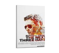 HURYEORHYH The Next Three Days Posters Printing Wall Art Vintage Poster Decorative Painting Aesthetic Canvas Decor for Living Room Bed Room 12x18inch(30x45cm) Frame-style