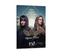 HURYEORHYH The Queen of Flow Posters Printing Wall Art Vintage Poster Decorative Painting Aesthetic Canvas Decor for Living Room Bed Room 24x36inch(60x90cm) Frame-style