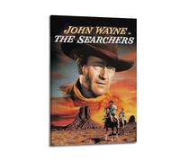 HURYEORHYH The Searchers Posters Printing Wall Art Vintage Poster Decorative Painting Aesthetic Canvas Decor for Living Room Bed Room 20x30inch(50x75cm) Frame-style