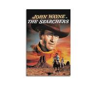 HURYEORHYH The Searchers Posters Printing Wall Art Vintage Poster Decorative Painting Aesthetic Canvas Decor for Living Room Bed Room 12x18inch(30x45cm) Unframe-style