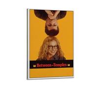 HURYWRTTH Between The TemplesCanvas Posters Aesthetic Wall Art Decorative Painting Poster Decor Vintage Canvas for Living Room Bed Room 12x18inch(30x45cm) Frame-style