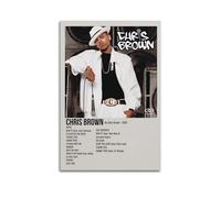 HURYWRTTH Chris Brown Album1Canvas Posters Aesthetic Wall Art Decorative Painting Poster Decor Vintage Canvas for Living Room Bed Room 08x12inch(20x30cm) Unframe-style