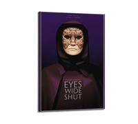 HURYWRTTH Eyes Wide ShutCanvas Posters Aesthetic Wall Art Decorative Painting Poster Decor Vintage Canvas for Living Room Bed Room 12x18inch(30x45cm) Frame-style