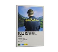 HURYWRTTH Gold Rush Kid - George EzraCanvas Posters Aesthetic Wall Art Decorative Painting Poster Decor Vintage Canvas for Living Room Bed Room 08x12inch(20x30cm) Frame-style