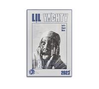 HURYWRTTH Lil Yachty Let's Start Here（1） Canvas Posters Aesthetic Wall Art Decorative Painting Poster Decor Vintage Canvas for Living Room Bed Room 08x12inch(20x30cm) Unframe-style