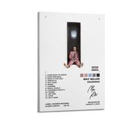 HURYWRTTH Mac Miller SwimmingCanvas Posters Aesthetic Wall Art Decorative Painting Poster Decor Vintage Canvas for Living Room Bed Room 12x18inch(30x45cm) Frame-style