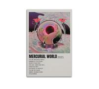 HURYWRTTH Magdalena Bay Mercurial WorldCanvas Posters Aesthetic Wall Art Decorative Painting Poster Decor Vintage Canvas for Living Room Bed Room 12x18inch(30x45cm) Unframe-style