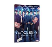 HURYWRTTH Now You See Me 2Canvas Posters Aesthetic Wall Art Decorative Painting Poster Decor Vintage Canvas for Living Room Bed Room 24x36inch(60x90cm) Frame-style