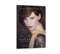 HURYWRTTH The Danish Girl1Canvas Posters Aesthetic Wall Art Decorative Painting Poster Decor Vintage Canvas for Living Room Bed Room 16x24inch(40x60cm) Frame-style