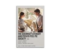 HURYWRTTH The Guernsey Literary And Potato Peel Pie SocietyCanvas Posters Aesthetic Wall Art Decorative Painting Poster Decor Vintage Canvas for Living Room Bed Room 16x24inch(40x60cm) Unframe-style