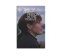 HURYWRTTH The Worst Person in The WorldCanvas Posters Aesthetic Wall Art Decorative Painting Poster Decor Vintage Canvas for Living Room Bed Room 08x12inch(20x30cm) Unframe-style