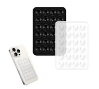 HUSABEJAIN 2 PCS Silicone Suction Phone Case Mount Anti-Slip Suction Cup Phone Holder for Selfies and Tiktok Videos Compatible with iPhone and Android Cases