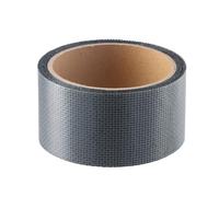 Husalsea Black Window Repair Tape, 5 M*5 CM Window Screen Repair Kit, Adhesive Screen Repair Tape, Elasticity Window Mesh Tape, Waterproof Fiberglass Door Window Screening Mesh Repair Kit