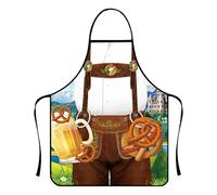 Husalsea Munich Oktoberfest Outfit Apron - Sexy and Fun Apron for Oktoberfest Dress, Decorations, and Accessories, Barbecue Apron, Perfect for Women, Fun, Tight-Fitting Waterproof Apron (Style - 343)