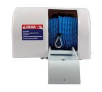 HUSAR winch Electric Winch 12 V for Anchor 35 lbs 15 kg - Wireless Remote Control, Long Rope 30.5 Metres, Winch for Freshwater and Saltwater