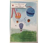 Husband 50TH Birthday - Handmade Greeting Card Age 50 New Large