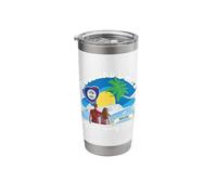 Husband and Wife Anniversary Trip Belize Stainless Steel Insulated Tumbler
