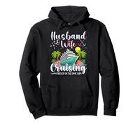 Husband and Wife Cruising Forever on the Same Ship Matching Pullover Hoodie