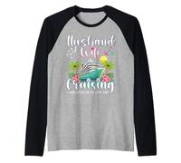 Husband and Wife Cruising Forever on The Same Ship Matching Raglan Baseball Tee