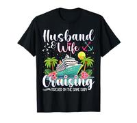 Husband and Wife Cruising Forever on The Same Ship Matching T-Shirt