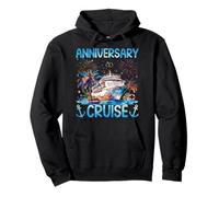 Husband And Wife It's Our Couple Matching Anniversary Cruise Pullover Hoodie