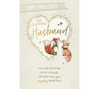 HUSBAND Anniversary Card By my Side