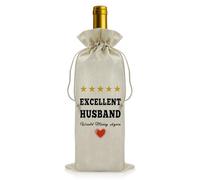 Husband Anniversary Wine Bags Husband Anniversary Present from Wife Anniversary Wedding Gifts for Him Funny Gift for Husband Wine Bottle Bag Birthday Valentines Day Gifts for Him Wedding Gift