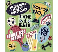 Husband Birthday Card - Sports Birthday Card